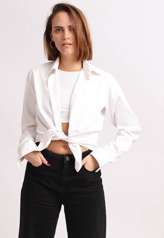 VINTAGE POLO RALPH LAUREN SHIRT WHITE