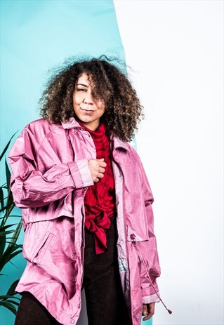 VINTAGE RAIN MAC IN PINK