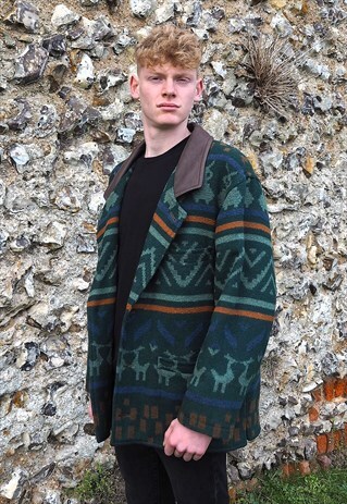 VINTAGE AZTEC WOOL COAT