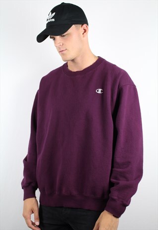 VINTAGE CHAMPION USA LOGO SWEATSHIRT JUMPER