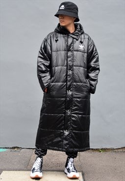 Vintage Oversized 'Adidas & Descente' Long Puffer Jacket