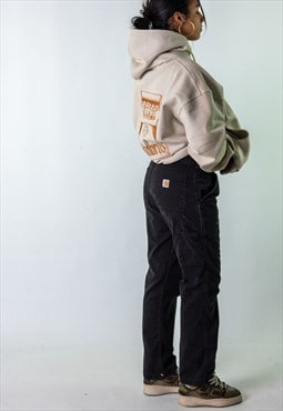 Black 90s Carhartt  Cargo Skater Trousers Pants Jeans