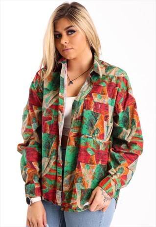 VINTAGE PATTERN SHIRT NS378