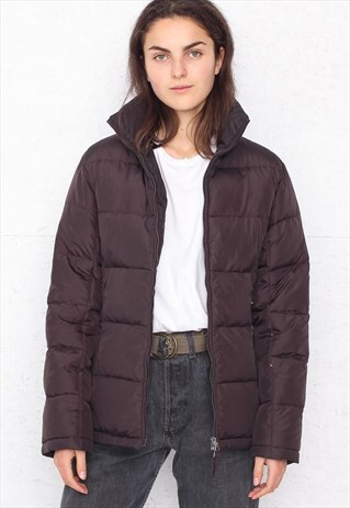 VINTAGE BROWN UCB PUFFER PUFFA WINTER JACKET