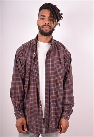 RALPH LAUREN MENS VINTAGE SHIRT XL MULTI CHECK