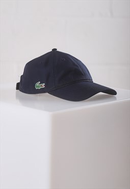 Vintage Lacoste Cap in Navy Summer Gym Baseball Hat