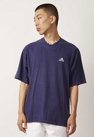 VINTAGE 90'S ADIDAS NAVY - T-SHIRT