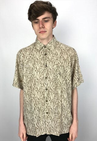90S VINTAGE PATTERNED FESTIVAL SHIRT