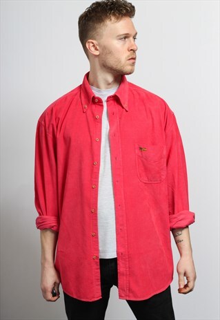 VINTAGE CORDUROY SHIRT PINK