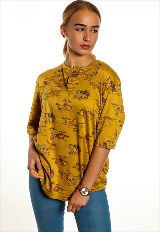 VINTAGE PATTERNED T-SHIRT T304