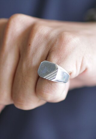 MENS SILVER RING MANS SILVER RING SILVER JEWELLERY - 2088