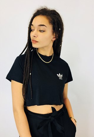 ADIDAS ORIGINALS TREFOIL BLACK T SHIRT
