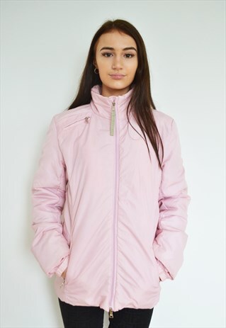 RARE PRADA BABY PINK 90'S PUFFA PUFFER SKI JACKET