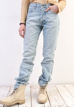 Vintage LEE Women Jeans Denim Trousers Pants W28 L34 Bottoms