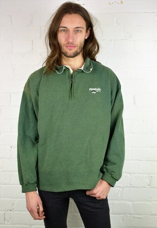 VINTAGE 90'S REEBOK 1/4 ZIP SWEATSHIRT