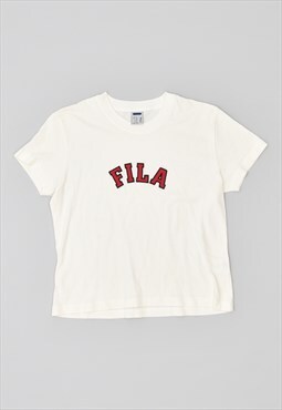 Vintage 90's Fila T-Shirt Top White