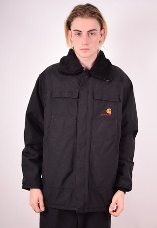 CARHARTT MENS VINTAGE JACKET XL BLACK 90S