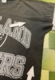 VINTAGE 1995 NFL OAKLAND RAIDERS RAGLAN T-SHIRT 3/4 SLEEVE