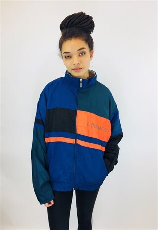 VINTAGE HEAD 80S RAVE WINDBREAKER JACKET