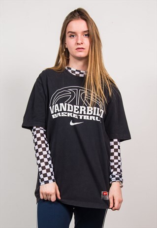 NIKE VINTAGE 90'S BLACK BASKETBALL T-SHIRT