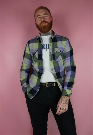 VINTAGE 1990S CHECK FLANNEL SHIRT