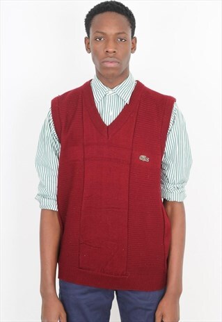 LACOSTE VINTAGE LACOSTE KNITTED JUMPER LJ017