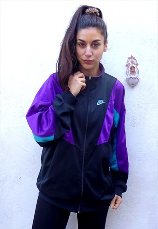 VINTAGE 90'S NIKE ACETATE JACKET
