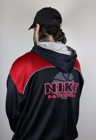 VINTAGE NIKE BASKETBALL SWEATSHIRT WITH MESH SLEEVES