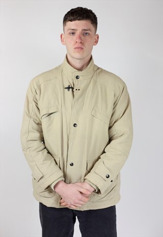 VINTAGE 90'S BEIGE HEAVY JACKET