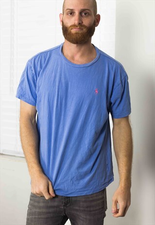 VINTAGE POLO RALPH LAUREN T-SHIRT 90S M 5.6
