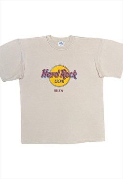 Hard Rock Cafe Ibiza Cream T-Shirt XL