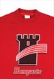 REMPARTS DE QUEBEC ICE HOCKEY TEAM RED HIGH NECK T-SHIRT