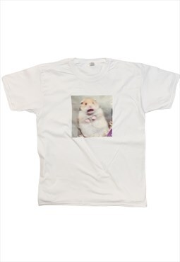 Scared Hamster Funny Meme T-Shirt