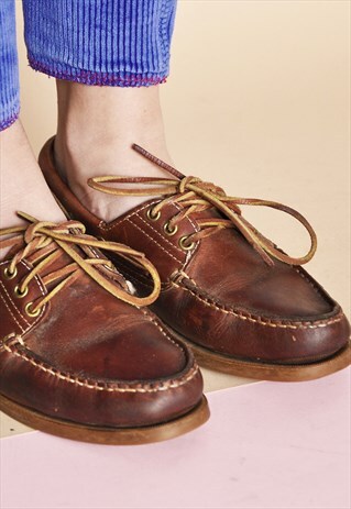 90S STURDY LEATHER OXFORDS
