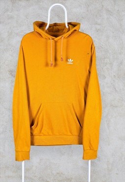 Vintage Adidas Originals Hoodie Orange Medium