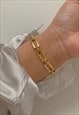 LUXOR. Gold Link Chain Bracelet