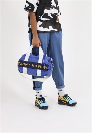 RARE VINTAGE TOMMY HILFIGER DUFFLE MINI WEEKEND BAG