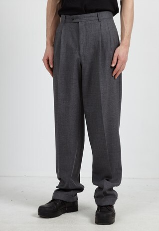 VINTAGE GREY CHRIS TROUSERS BOTTOMS