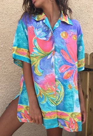 OVERSIZED RETRO 90S 80S VINTAGE UNISEX FESTIVAL SHIRT