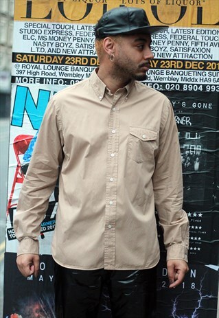 VINTAGE RALPH LAUREN BEIGE SHIRT