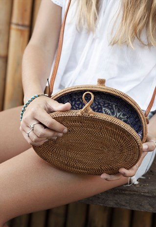 OVAL BASKET BAG