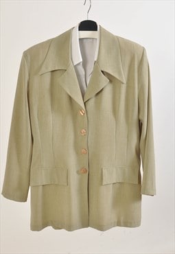 VINTAGE 90S blazer jacket in beige