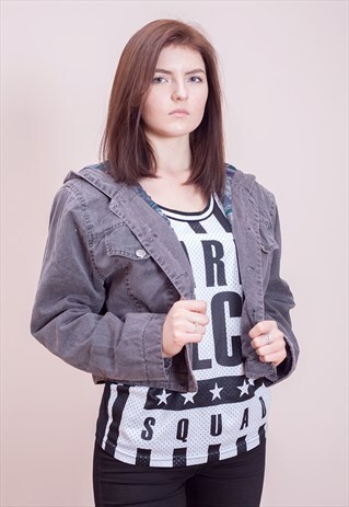 NIFTY, GREY DENIM JACKET WITH A BEAUIFUL LINING
