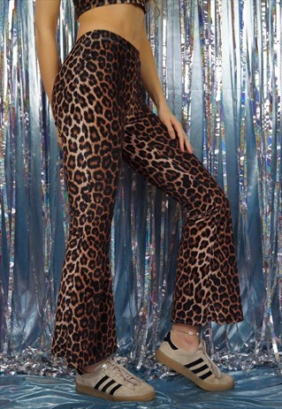 VELVET KITTY HIGH WAISTED FLARES