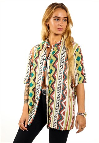 VINTAGE PATTERNED SHIRT S821
