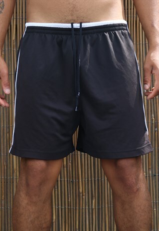 VINTAGE BLACK SPORTS SHORTS