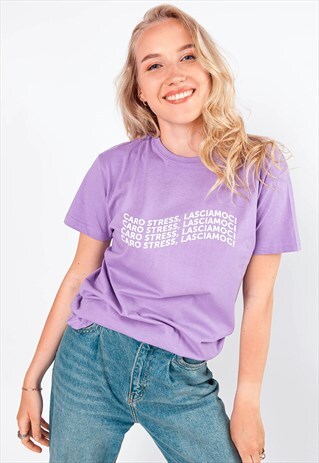 OVERTHINKING DEAR STRESS LEAVE ME GRAPHIC T-SHIRT