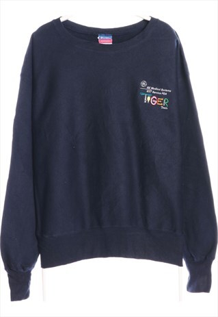 BLUE CHAMPION CREWNECK SWEATSHIRT - XLARGE