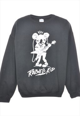 Vintage Gildan Rozwell KidPrinted Sweatshirt - XL