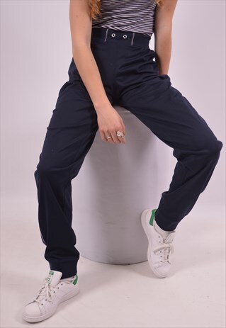 VINTAGE CHAMPION TRACKSUIT TROUSERS NAVY BLUE